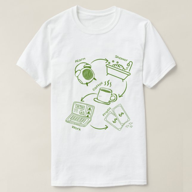 Routine for Success T-Shirt (Design Front)