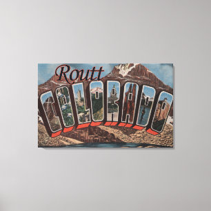 Routt, ColoradoLarge Letter ScenesRoutt, CO Canvas Print