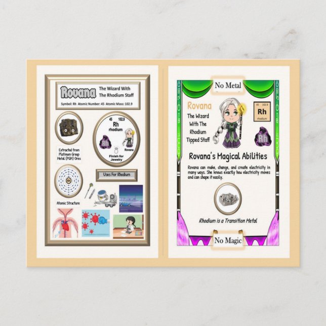 Rovana - Rhodium Trading Cards (Front)