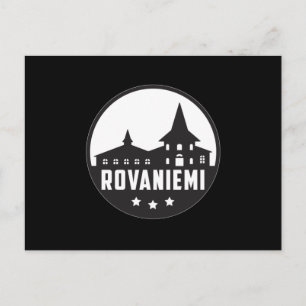 Rovaniemi Finland City Skyline Cityscape Gift Idea Postcard