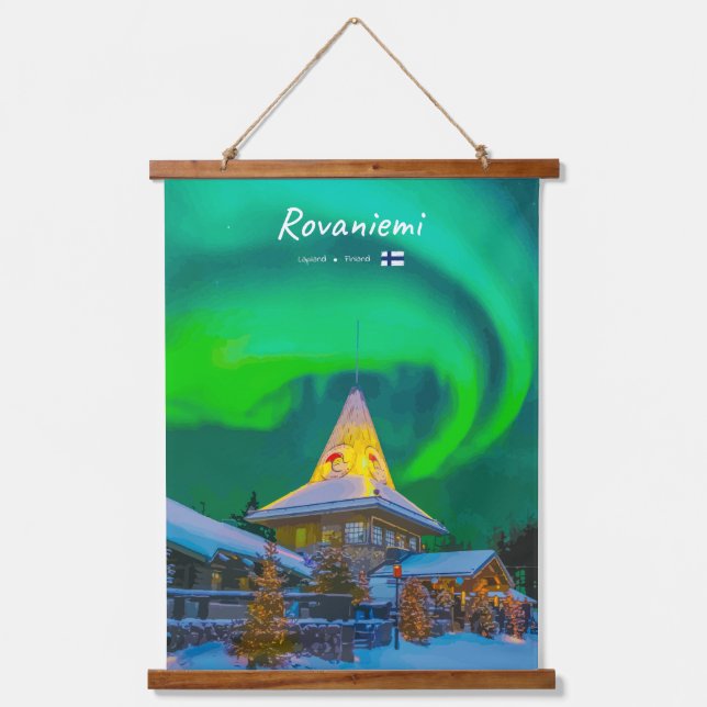 Rovaniemi, Finland Hanging Tapestry (Front)
