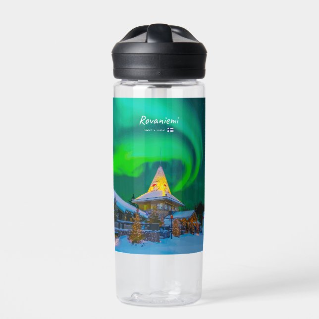 Rovaniemi, Finland - Magic Aurora CamelBak Eddy Water Bottle (Front)