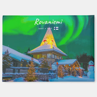 Rovaniemi, Finland - Magic Aurora Magnet