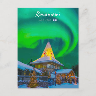 Rovaniemi, Finland - Magic Aurora Postcard