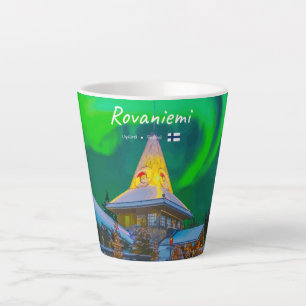Rovaniemi, Finland - Magic Aurora Small Latte Mug
