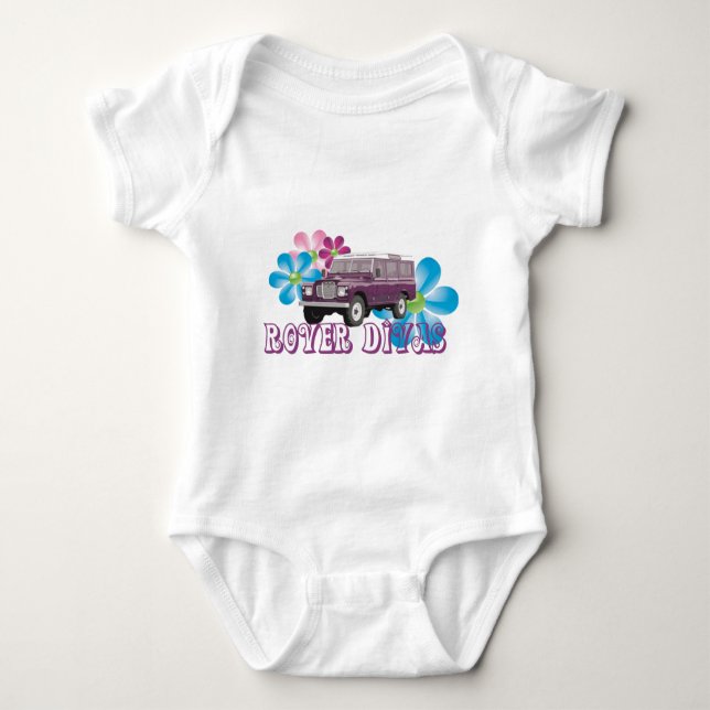Rover Divas Baby Bodysuit (Front)