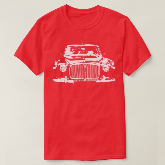 Rover P5 1960s classic monoblock white T-Shirt (Design Front)
