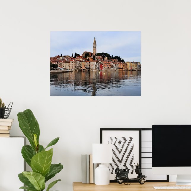 Rovinj Shore Line Poster (Home Office)