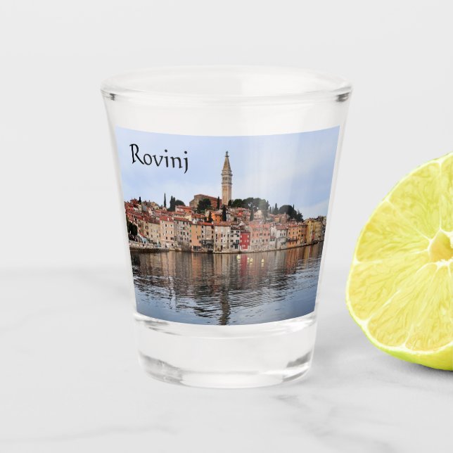 Rovinj Shore Line Shot Glass (Front)