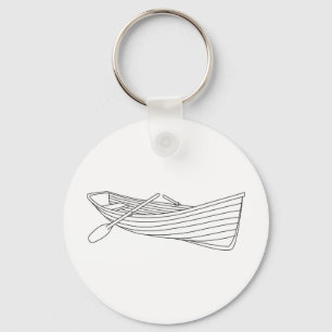 Row Boat Key Ring