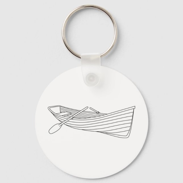 Row Boat Key Ring (Front)