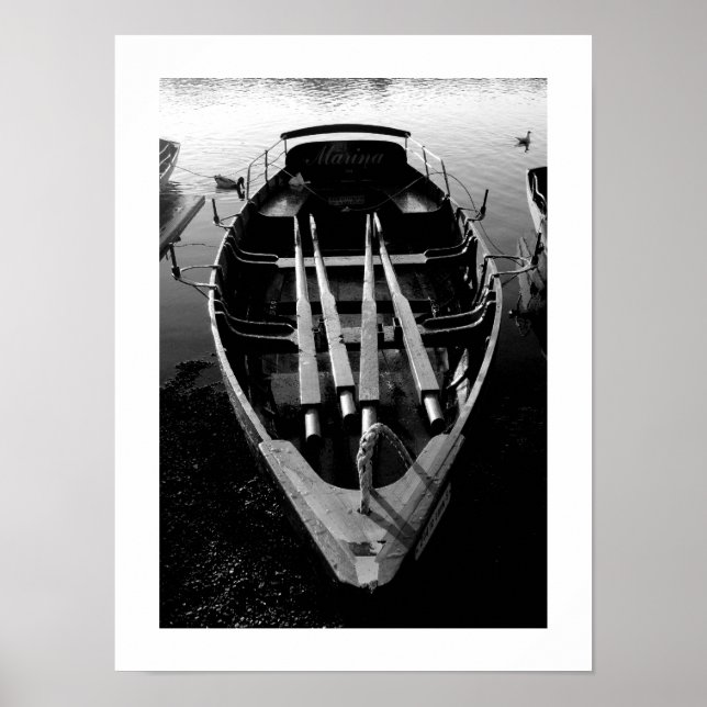 Row Boat 'Marina' - Derwentwater Poster (Front)