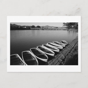 Row Boats at Arashiyama in Kyoto Postcard