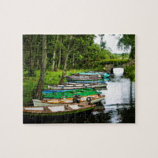 Row Boats, Killarney National Park, Ireland Jigsaw Puzzle