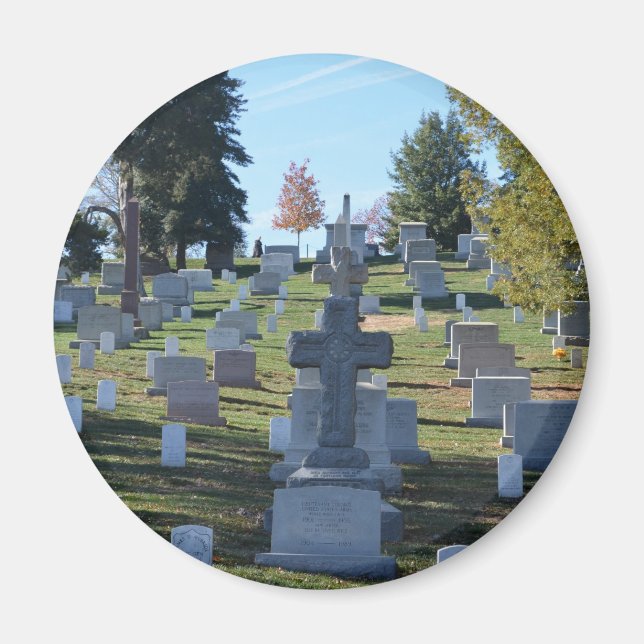 Row of Cross Headstones, Arlington Magnet (Front)