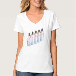Row of glass dropper bottles T-Shirt
