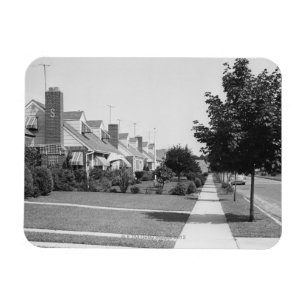 Row of Houses Magnet