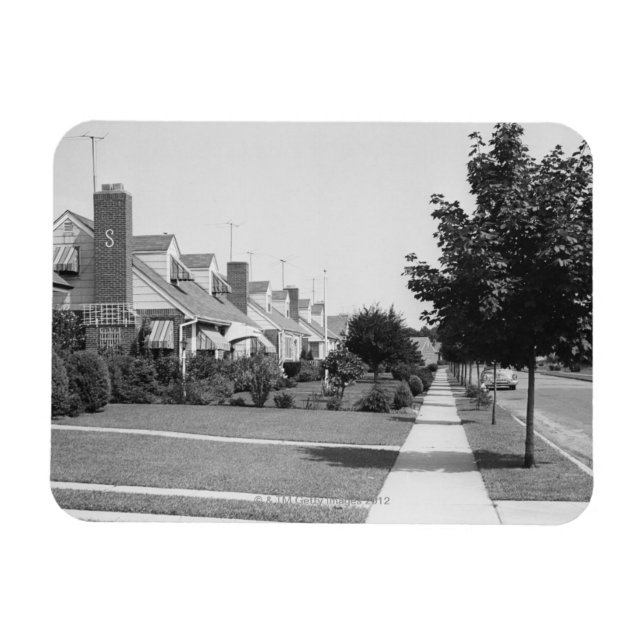 Row of Houses Magnet (Horizontal)