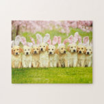 Row of Puppy Bunnies Jigsaw Puzzle<br><div class="desc">Ready. Set. Easter! | Avanti,  the Global Humor Brand™ has been entertaining the world with its Feel Good Funny greeting cards for over 40 years. Our characters live life to the fullest and celebrate the humor in everyday life.</div>