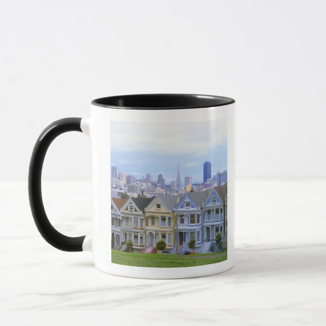Row of Victorian Homes Mug (Left)