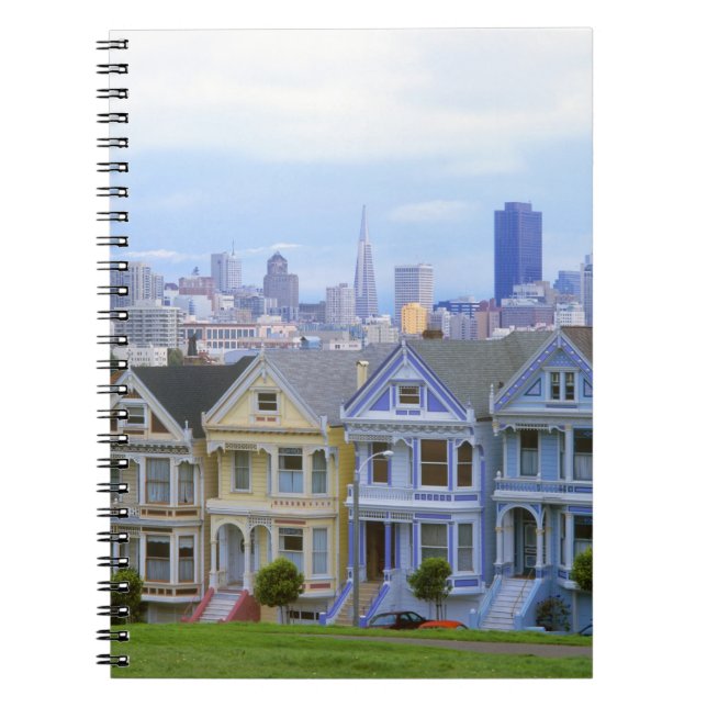 Row of Victorian Homes Notebook (Front)