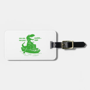 Row row row - Choose background colour Luggage Tag