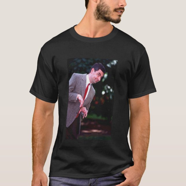 Rowan Atkinson Mr Bean Blackadder Actor & Comedian T-Shirt (Front)