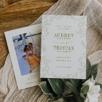 ROWAN Botanical Wedding Photo