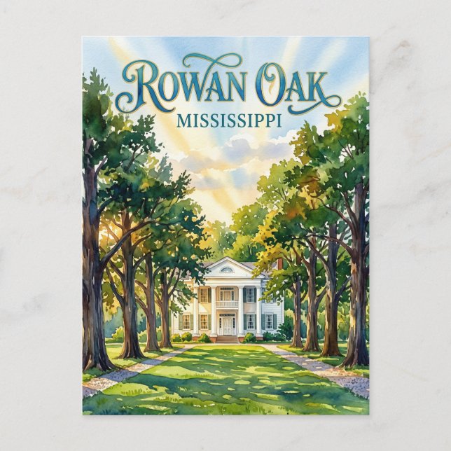 Rowan Oak USA Postcard (Front)