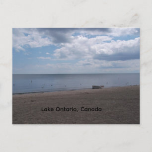Rowboat at Lake Ontario greeting card