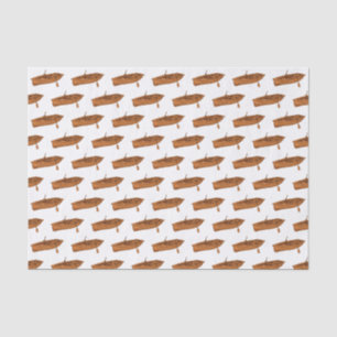 Rowboat cartoon illustration tissue paper