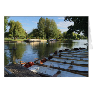 Rowboats Boats on the River Stratford Upon Avon UK