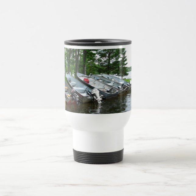 Rowboats Thermal Travel Mug (Center)