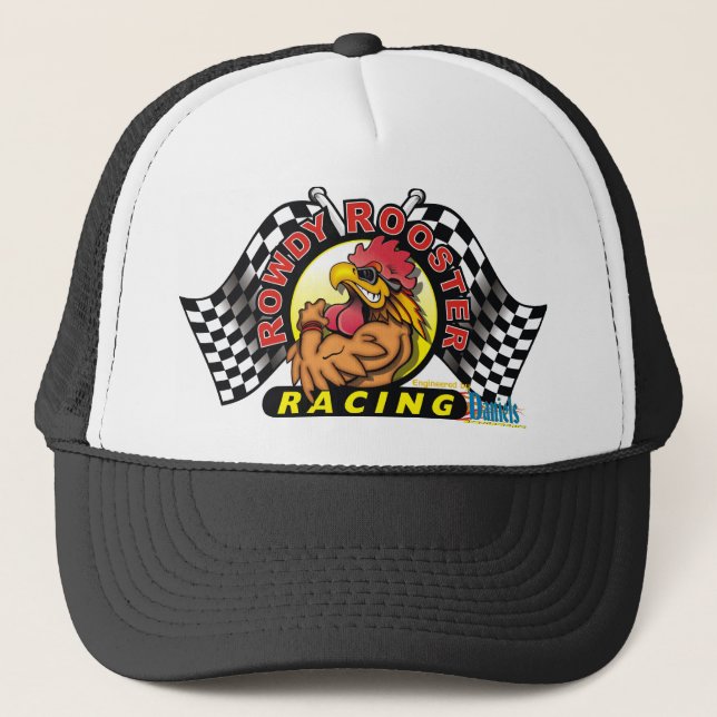 Rowdy Rooster Racing Hat (Front)