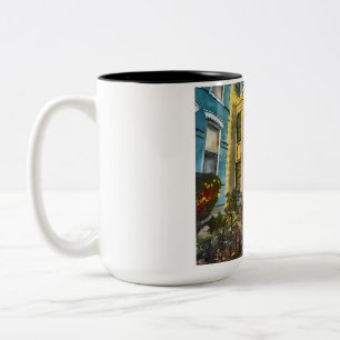 Rowhouses in Autumn Mug
