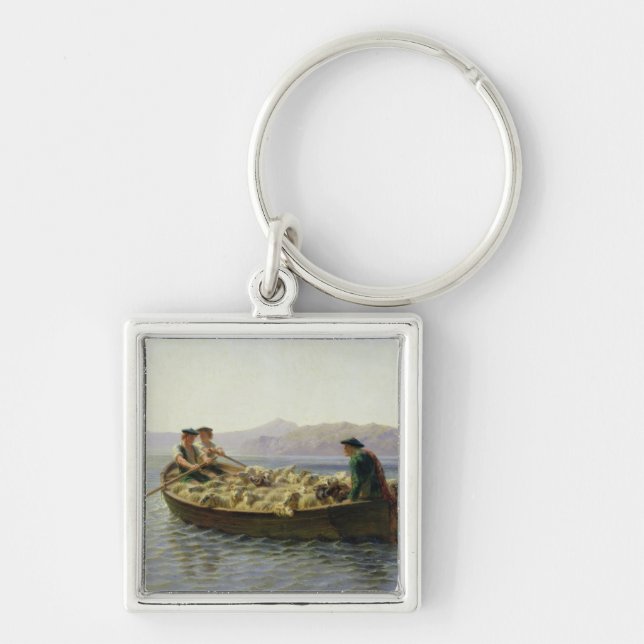 Rowing-Boat, 1863 Key Ring (Front)