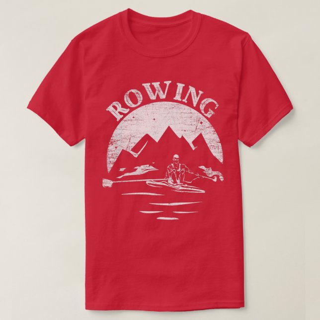 Rowing Boat 4 T-Shirt (Design Front)