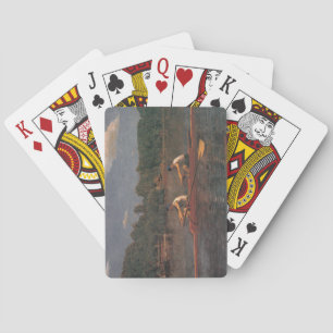 Rowing Boat Race on the River Playing Cards