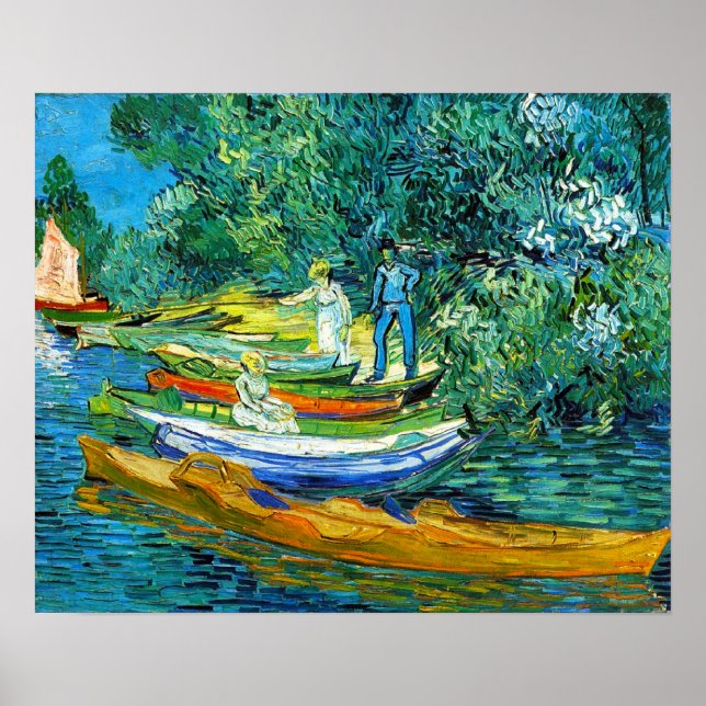 Rowing Boats (van Gogh) Poster (Front)