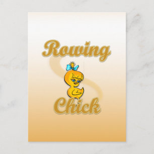 Rowing Chick Postcard