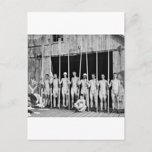 Rowing Crew, 1916 Postcard (Front)