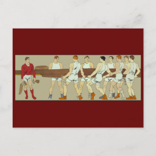 Rowing Crew by Penfield Postcard