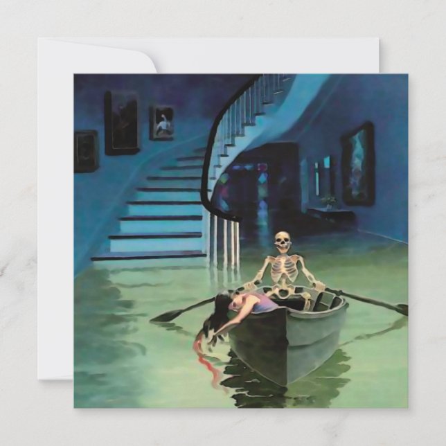 Rowing Death ~ Invitations (Front)