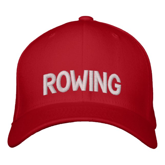Rowing Embroidered Hat (Front)