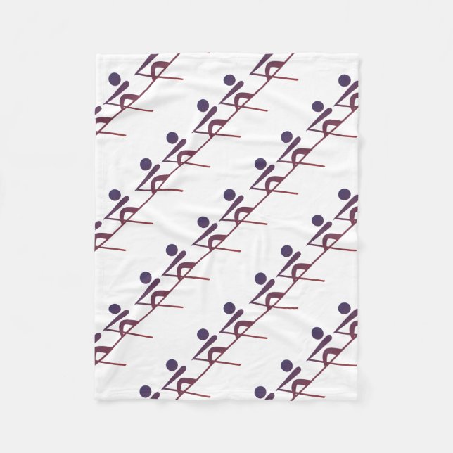 Rowing Fleece Blanket (Front)