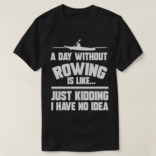Rowing Kayak 3 T-Shirt (Design Front)