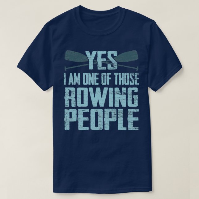 Rowing Kayak 8 T-Shirt (Design Front)