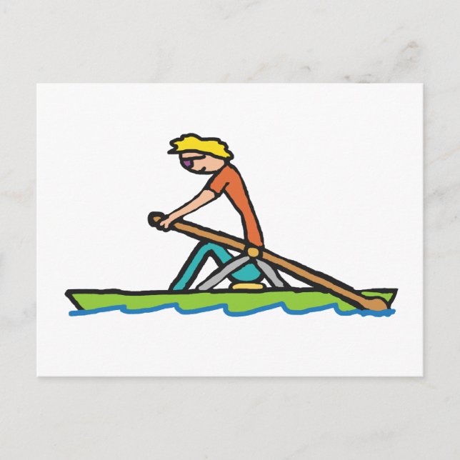 Rowing Postcard (Front)