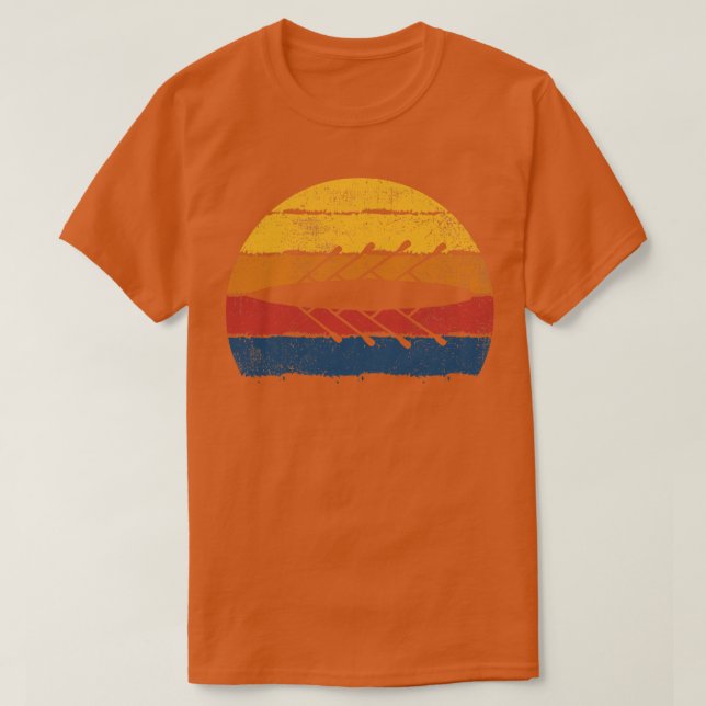 Rowing Rower Crew T-Shirt (Design Front)