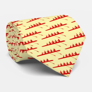Rowing Rowers DIY Colours 4 Crew Team Lt Ylo Red Tie